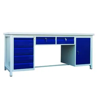 Modulaire werkbank met kasten en laden
