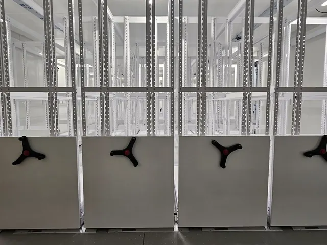 Metalen systeem van verrijdbare stellingen